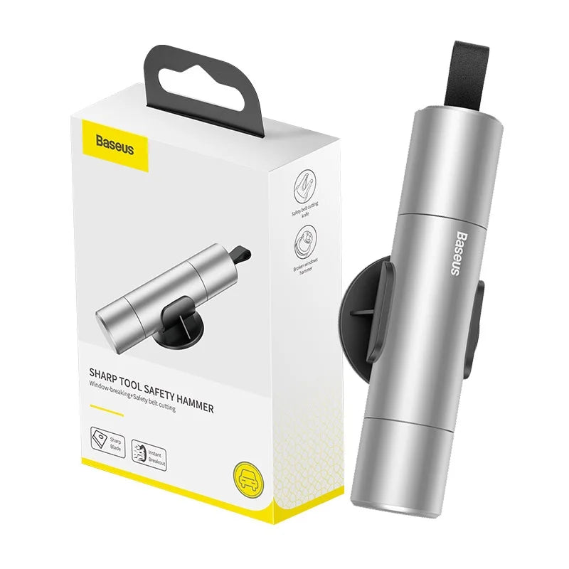 Car Safety Hammer Window Glass Breaker Seat Belt Cutter Auto Life-Saving Escape Emergency Tool