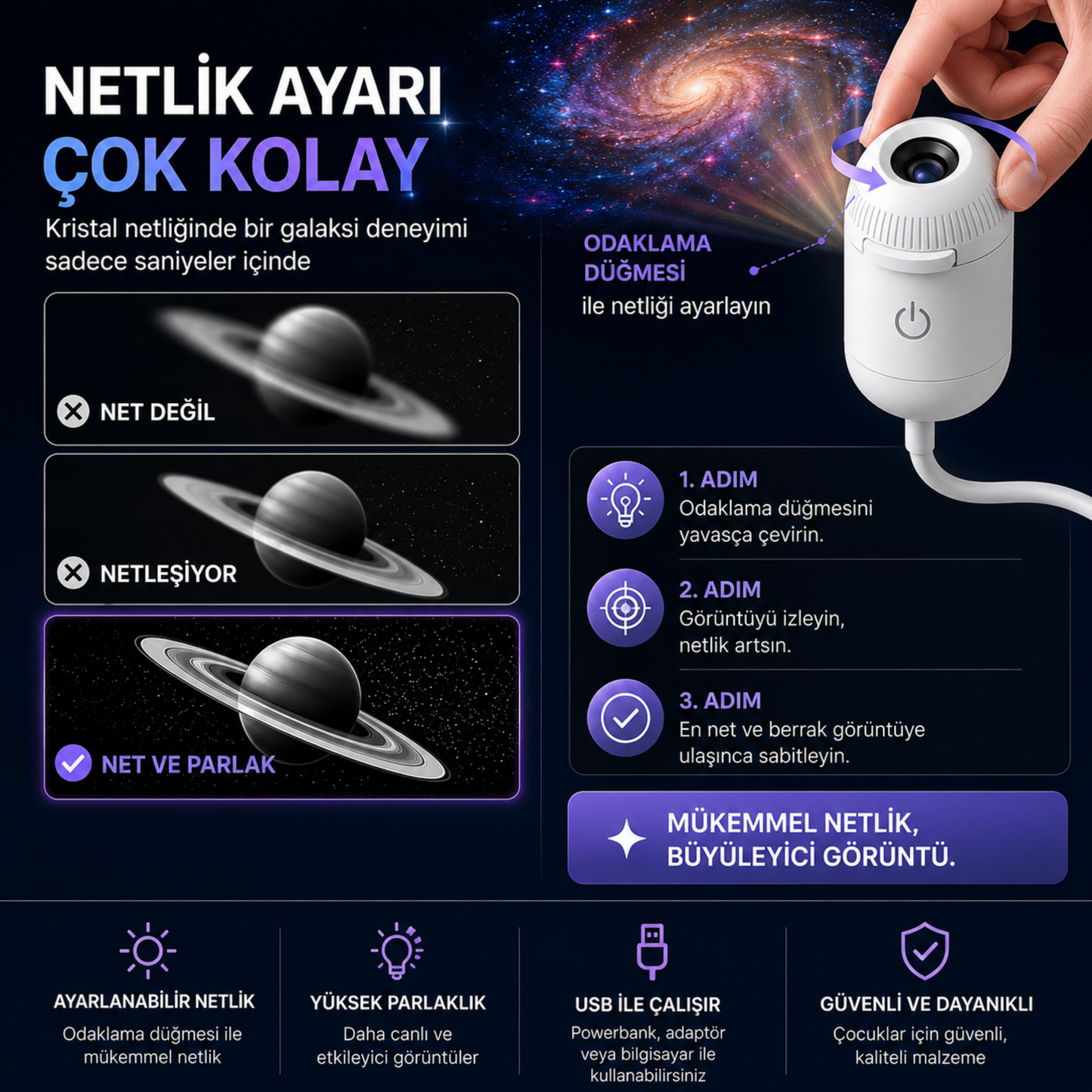Galaksi Projeksiyon Cihazı | VELORA