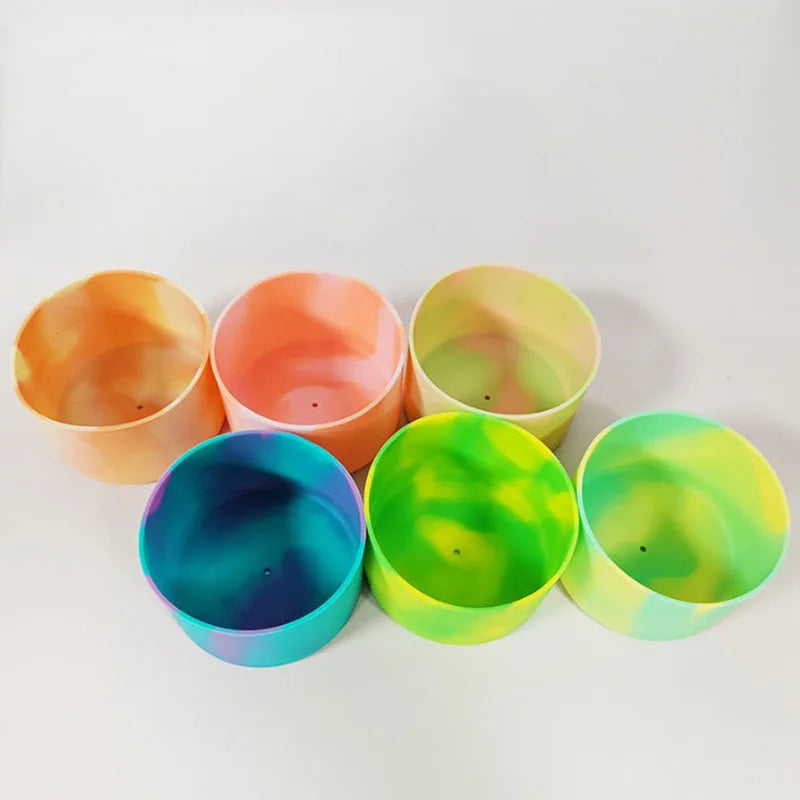 75MM Silicone Boot for 40 30 Oz Quencher Tumbler Ice flow Water Bottle  30/20 Oz Cup Bottom Sleeve Avoid Scratches & Noise