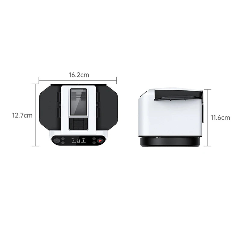 360° Rotating 2-in-1 Automatic Card Shuffler & Dealer ,5200mAh Rechargeable Playing Cards Shuffling Dealing Tool 2 In 1 Poker Machine
