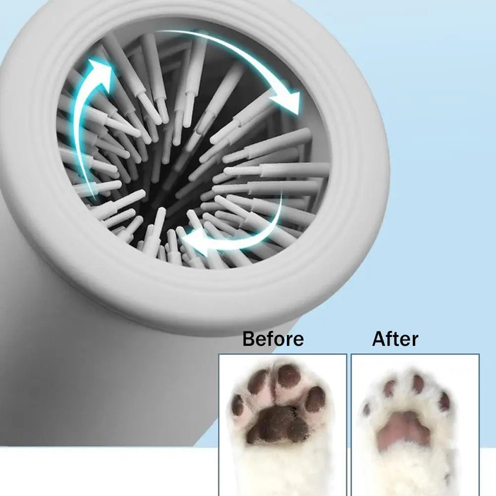 Fully Automatic Smart Pet Foot Washing Cup Low Noise Cleaner Electric Dog Pet Clean Paw Foot 