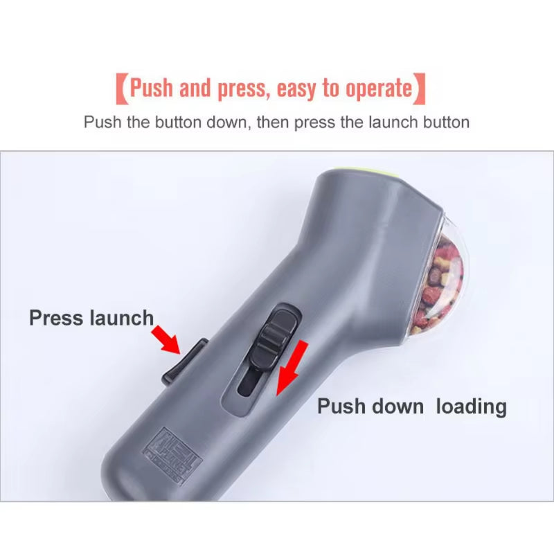 Dog Interactive Training Toy Pet Snack Catapult Launcher 